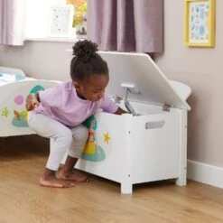 Liberty House Toys Kid’s Wooden Mermaid Toy Box -Kiddies Kingdom Store et5y768