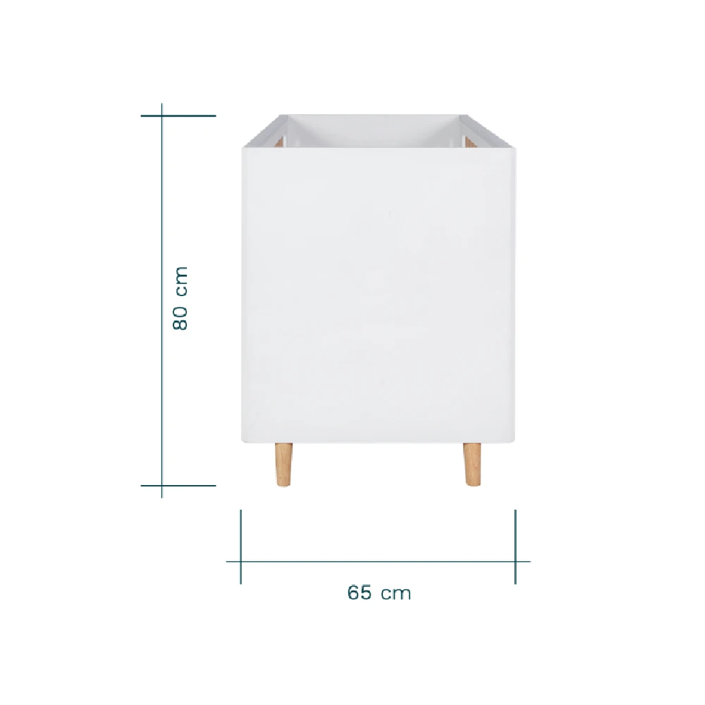 Tutti Bambini Fika 4in1 3 Piece Room Set – White/Light Oak 15 Tutti Bambini Fika 4in1 3 Piece Room Set – White/Light Oak - Image 15