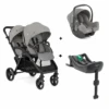 Joie EvaLite DUO Stroller Pebble With Car Seat And Isofix Base