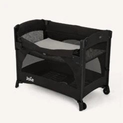 Joie Kubbie Sleep Bedside Crib & Travel Cot Shale