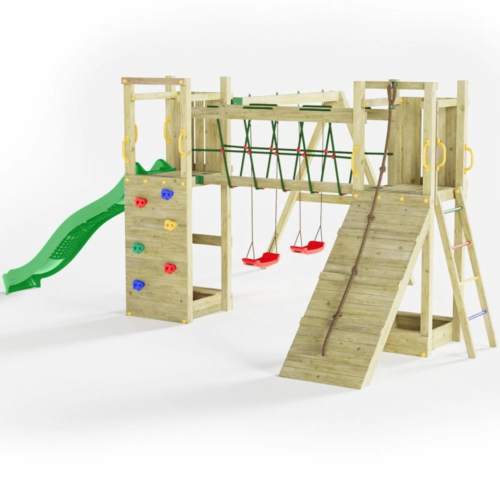 Shire Maxi Fun Wooden Climbing Frame 3 Shire Maxi Fun Wooden Climbing Frame - Image 3