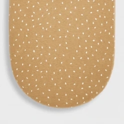 Little Green Sheep Organic Moses Basket Fitted Sheet Printed Honey