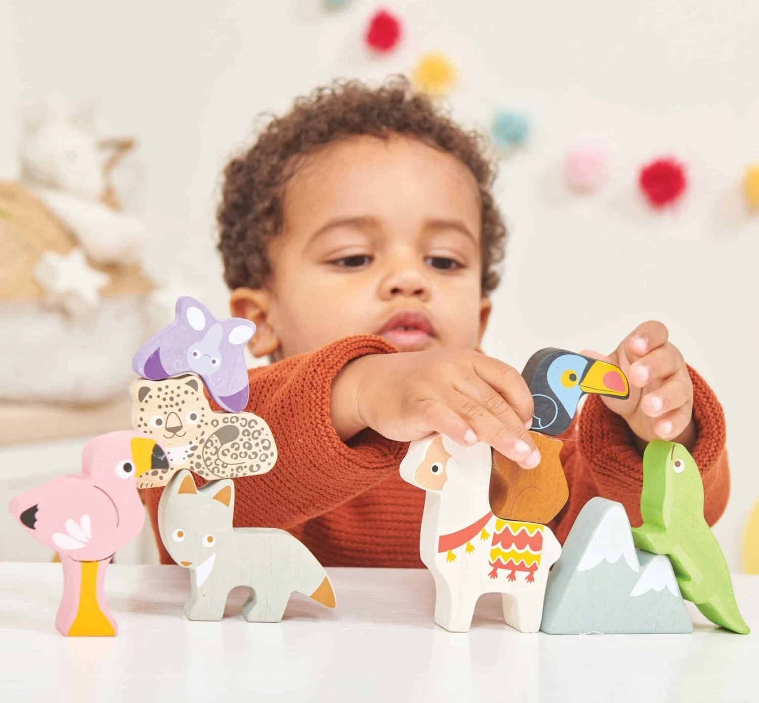 Le Toy Van Andes Wooden Animals Stacking Toy 2 Le Toy Van Andes Wooden Animals Stacking Toy - Image 2