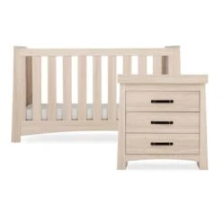 CuddleCo Isla 3 Piece Nursery Furniture Set – Ash -Kiddies Kingdom Store fgbtry 1