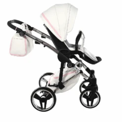 Junama Diamond Candy Pink 2in1 Pram -Kiddies Kingdom Store fgtry