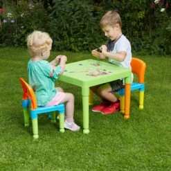 Liberty House Toys Multi-Coloured Table And 2 Chairs 8 Liberty House Toys Multi-Coloured Table And 2 Chairs -Kiddies Kingdom Store fgty56