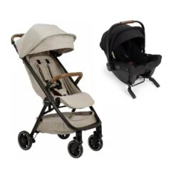Nuna TRVL Compact Stroller And URBN Car Seat – Hazelwood