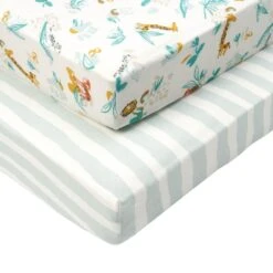 Tutti Bambini Mini Cot Fitted Sheets 2pk – Run Wild