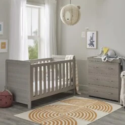 Babymore Caro 2 Piece Nursery Set – Grey Wash