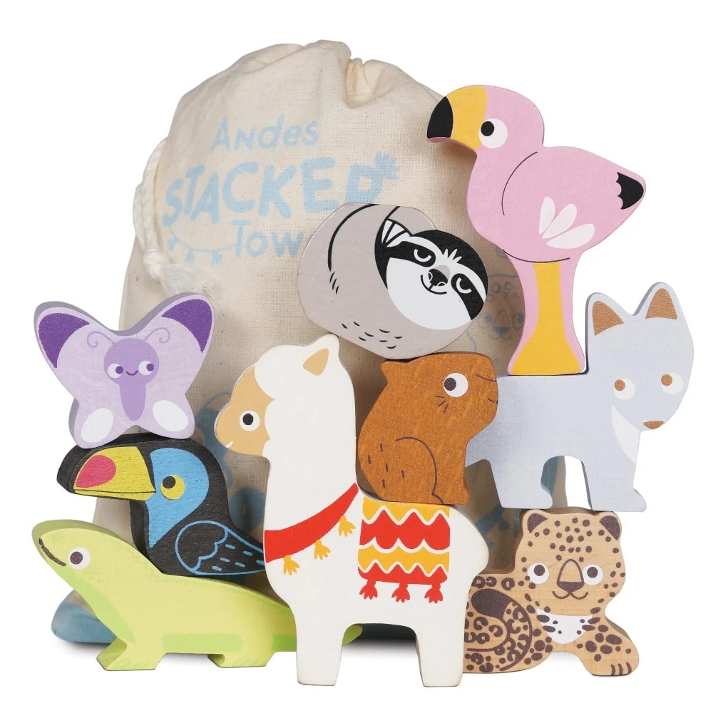 Le Toy Van Andes Wooden Animals Stacking Toy 1 Le Toy Van Andes Wooden Animals Stacking Toy