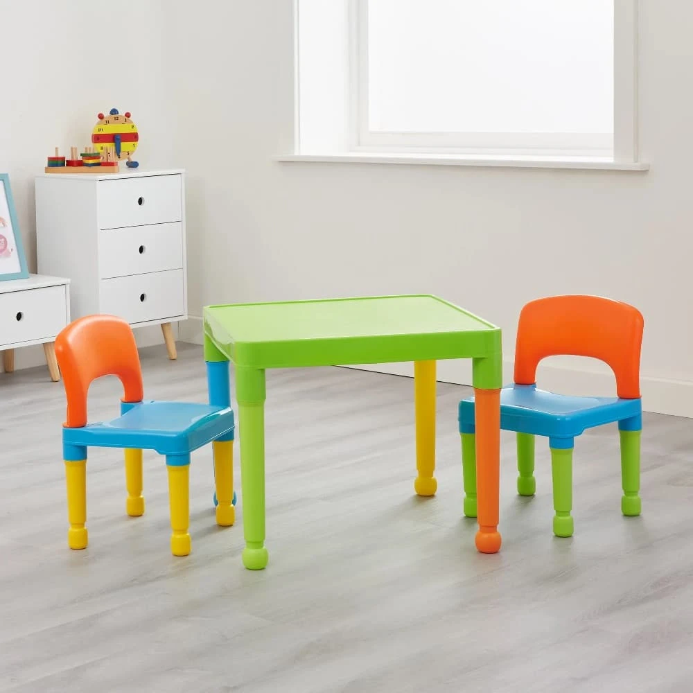 Liberty House Toys Multi-Coloured Table And 2 Chairs 1 Liberty House Toys Multi-Coloured Table And 2 Chairs