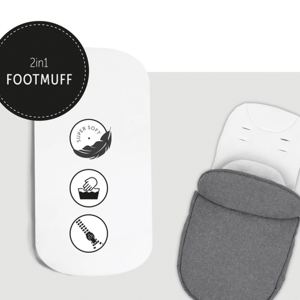 Hauck Melange Grey Atlantic Twin Stroller 14 Hauck Melange Grey Atlantic Twin Stroller - Image 14