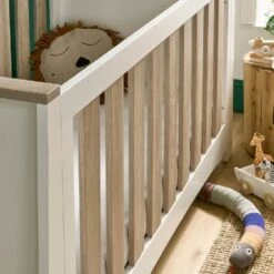 CuddleCo Ada Cot Bed – White And Ash -Kiddies Kingdom Store fr45 1