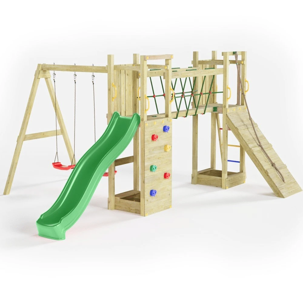 Shire Maxi Fun Wooden Climbing Frame 2 Shire Maxi Fun Wooden Climbing Frame - Image 2