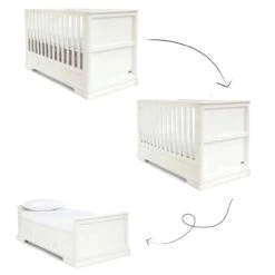 Mamas & Papas Oxford Cot Bed – Pure White -Kiddies Kingdom Store fsyu 3