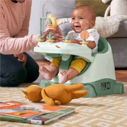 Mamas & Papas Bug Floor And Booster Seat With Activity Tray – Eucalyptus -Kiddies Kingdom Store fthuuy
