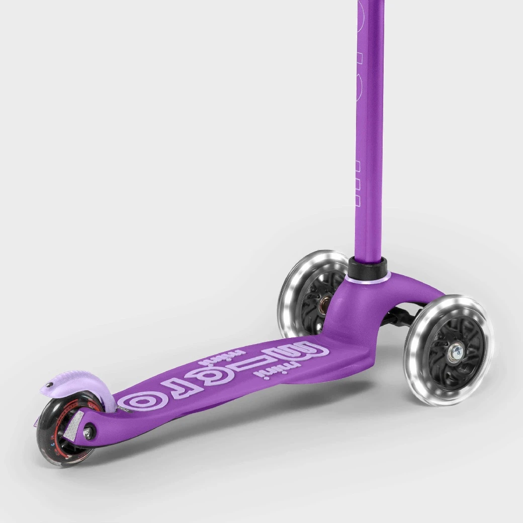 Mini Micro Scooter Light Up Wheels – Purple 6 Mini Micro Scooter Light Up Wheels – Purple - Image 6