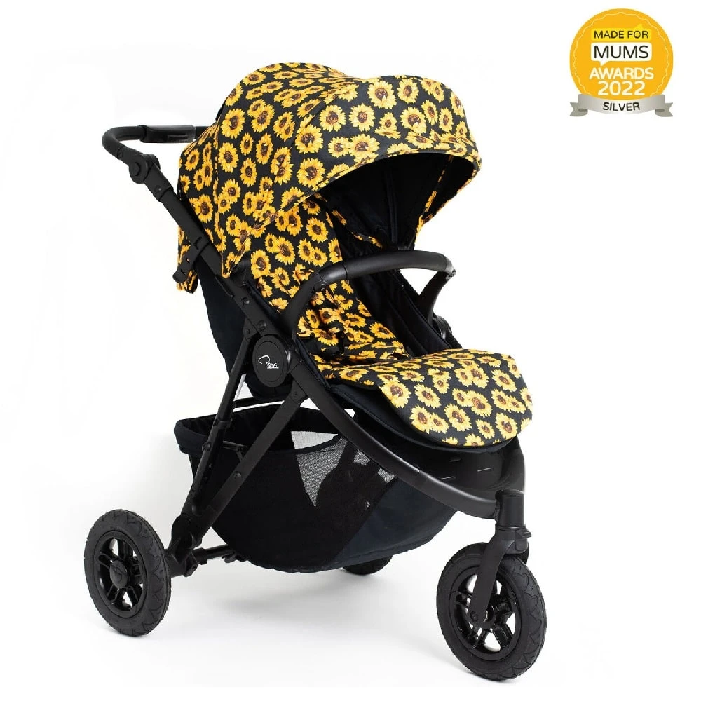 Roma Atlas 3 Wheel Stroller – Sunflower 1 Roma Atlas 3 Wheel Stroller – Sunflower