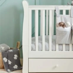 Mamas & Papas Mia 2 Piece Nursery Set White -Kiddies Kingdom Store fyjuuj