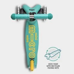 Mini Micro Scooter Light Up Wheels – ECO Mint -Kiddies Kingdom Store gdhyr