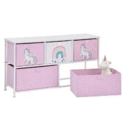 Liberty House Toys 5 Drawer Storage Chest Unicorn -Kiddies Kingdom Store geY 1