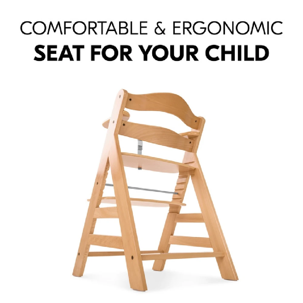 Hauck Alpha+ Natural Wooden Highchair 11 Hauck Alpha+ Natural Wooden Highchair - Image 11