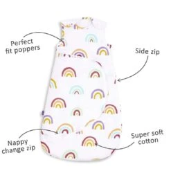 SnuzPouch Sleeping Bag Colour Rainbow 0-6m – 1.0 Tog 5 SnuzPouch Sleeping Bag Colour Rainbow 0-6m – 1.0 Tog -Kiddies Kingdom Store gfht5