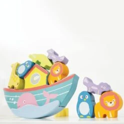 Le Toy Van Noah’s Balancing Ark -Kiddies Kingdom Store gfju68