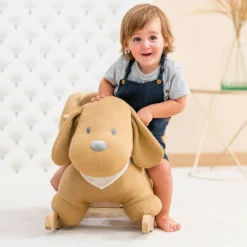 Nattou Rocker Charlie The Dog Caramel 5 Nattou Rocker Charlie The Dog Caramel -Kiddies Kingdom Store gfjyf