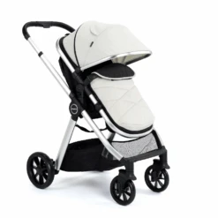 Mimi Travel System Pecan I-Size Car Seat With ISOFIX Base – Silver -Kiddies Kingdom Store gfjyi