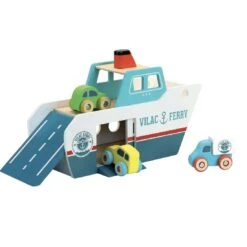 Vilac Wooden Transport Station Bundle -Kiddies Kingdom Store ghghh 1