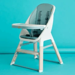 Koo-Di Tiny Taster 3 In 1 Spring Water Wooden Highchair -Kiddies Kingdom Store ghjgh