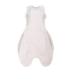 Purflo Swaddle To Sleep Bag Minimal Grey 0-4 Months, 0.5 Tog