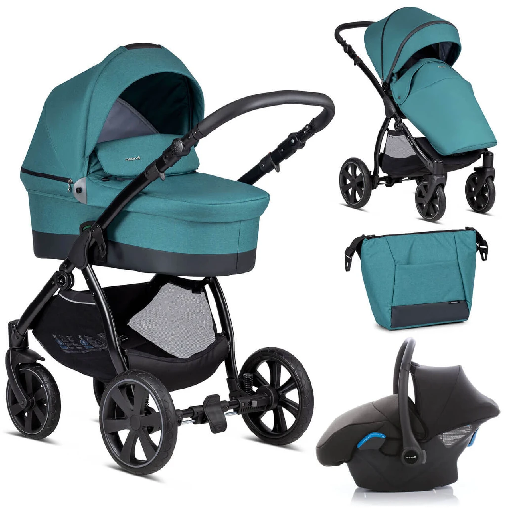 Noordi Sole Go 3in1 Travel System – Teal 1 Noordi Sole Go 3in1 Travel System – Teal