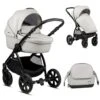 Noordi Fjordi Leather 2 In 1 Pram – Cloud