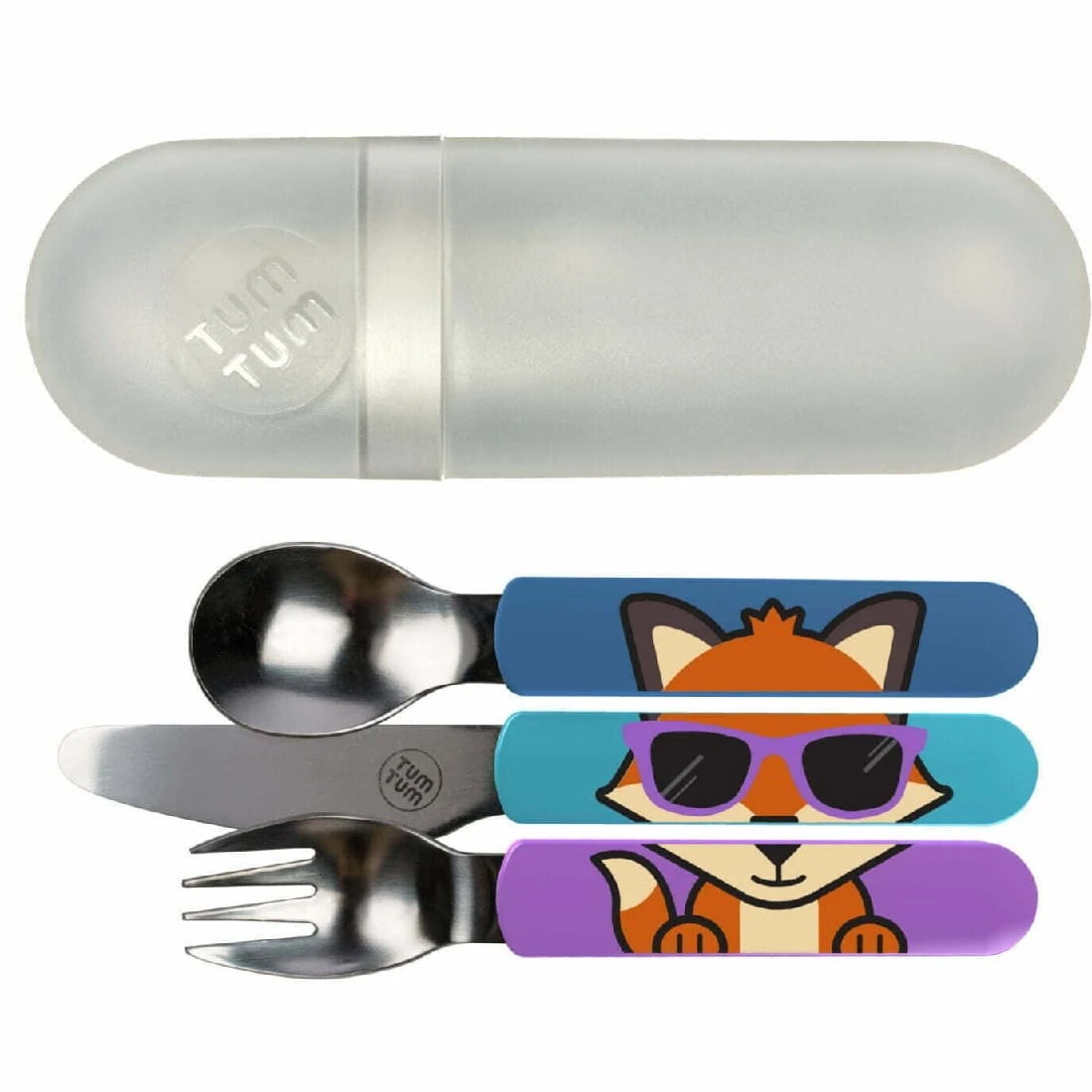 Tum Tum Felicity Fox Travel Cutlery Set 1 Tum Tum Felicity Fox Travel Cutlery Set