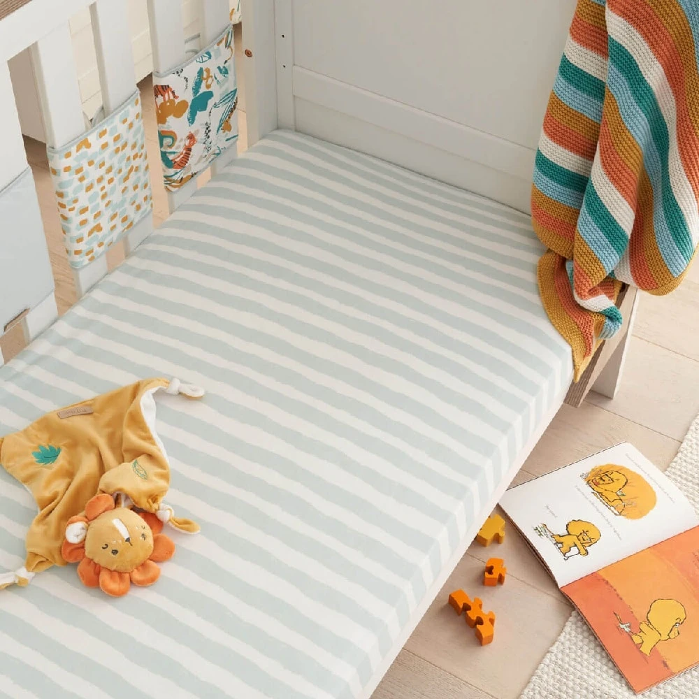 Tutti Bambini Mini Cot Fitted Sheets 2pk – Run Wild 2 Tutti Bambini Mini Cot Fitted Sheets 2pk – Run Wild - Image 2