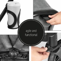 Hauck Melange Grey Atlantic Twin Stroller/Carrycot Bundle 1 32 Hauck Melange Grey Atlantic Twin Stroller/Carrycot Bundle 1 -Kiddies Kingdom Store gjykykh 2