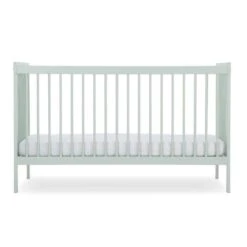 CuddleCo Nola Cot Bed – Sage Green