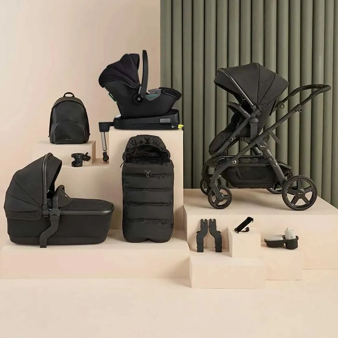 Silver Cross Wave Onyx Travel System Ultimate Bundle 1 Silver Cross Wave Onyx Travel System Ultimate Bundle