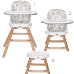 Lorelli Napoli High Chair With 360° Rotaion – Net -Kiddies Kingdom Store gry57 5
