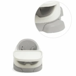 Mamas & Papas Bug Floor And Booster Seat With Activity Tray – Grey -Kiddies Kingdom Store gryt
