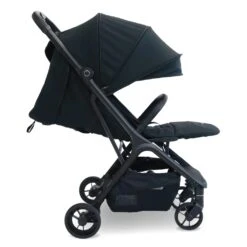 My Babiie Plus Auto-Fold Stroller Black -Kiddies Kingdom Store gsey58