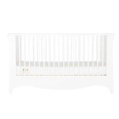 CuddleCo Clara 3 Piece Nursery Set With Mattress – White -Kiddies Kingdom Store gtuu7 1