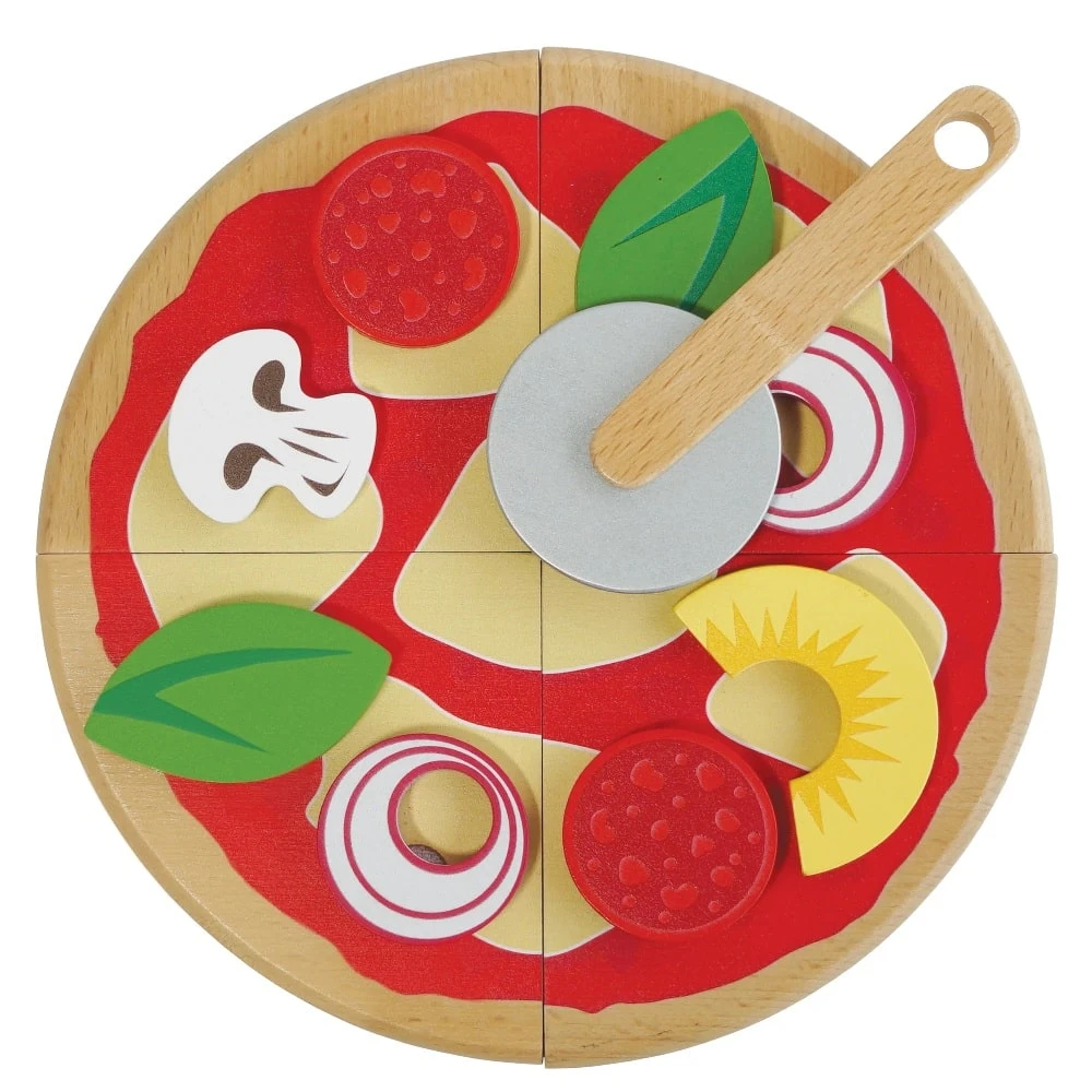 Le Toy Van Wooden Toy Pizza 1 Le Toy Van Wooden Toy Pizza