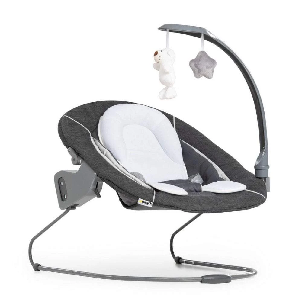 Hauck Alpha Grey Deluxe Bouncer 1 Hauck Alpha Grey Deluxe Bouncer