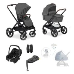 Hauck Walk N Care Cabriofix Travel System – Dark Grey