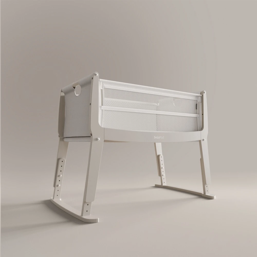 SnuzPod Studio Bedside Crib With Mattress Oslo Grey 6 SnuzPod Studio Bedside Crib With Mattress Oslo Grey - Image 6