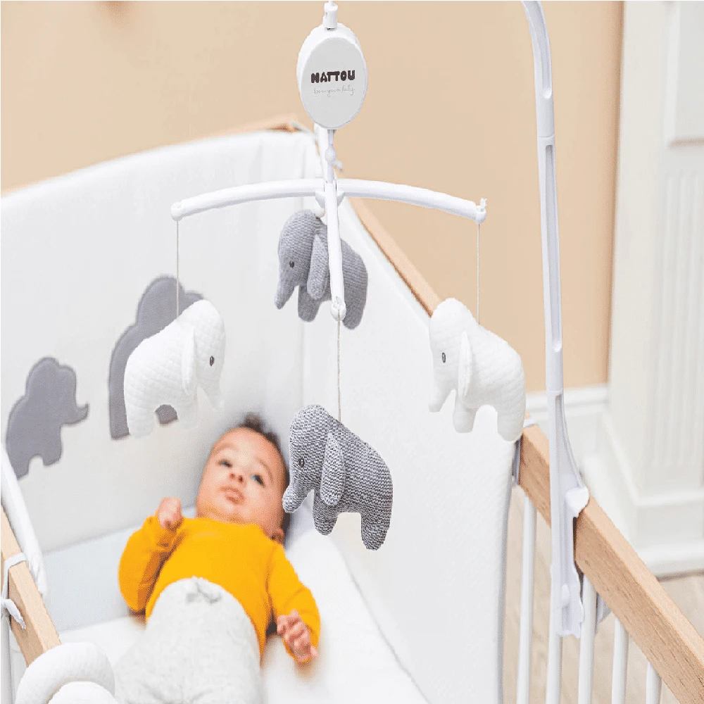 Nattou Musical Mobile Tembo Elephant 2 Nattou Musical Mobile Tembo Elephant - Image 2