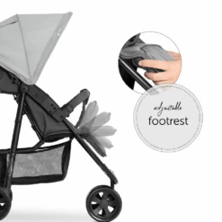 Hauck Grey Citi Neo 3 Pushchair -Kiddies Kingdom Store hfrfrhhf